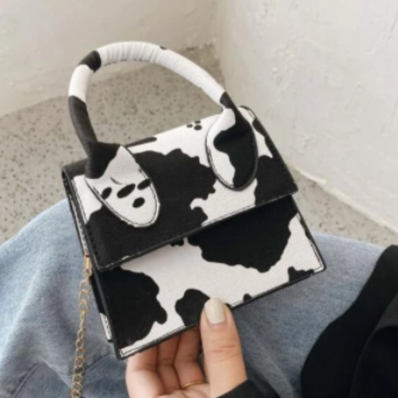 Womens Cow Print bag - Picture 2 of 6